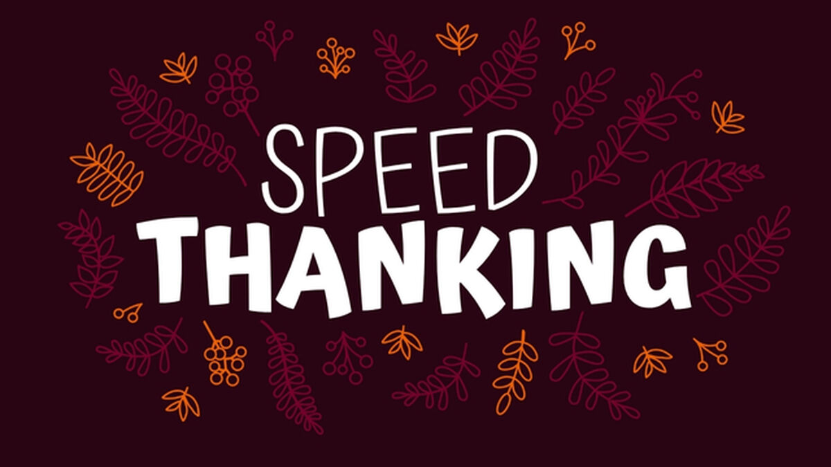 Speed Thanking image number null